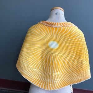 🌞Hermès sun burst pleated silk scarf🌞